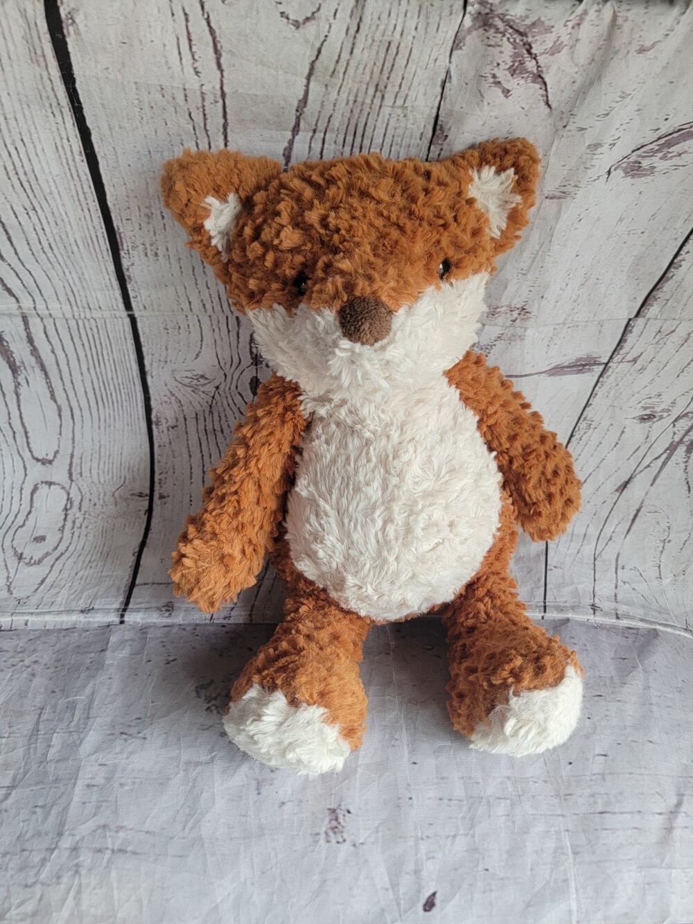 Mon Ami Ginger Fox Plush Stuffed Animal 12in Soft Plush Baby Toy